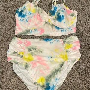Old Navy Tie-Dye Bikini Set - Multicolor